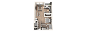 Elliston23 Apartments A2 Floorplan