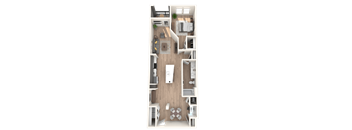 Elliston23 Apartments A6 Floorplan