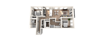 Elliston23 Apartments B2 Floorplan