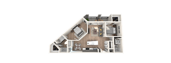 Elliston23 Apartments B3 Floorplan