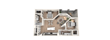 Elliston23 Apartments B4 Floorplan