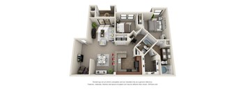 Colton Apartments Jerritt Floor Plan