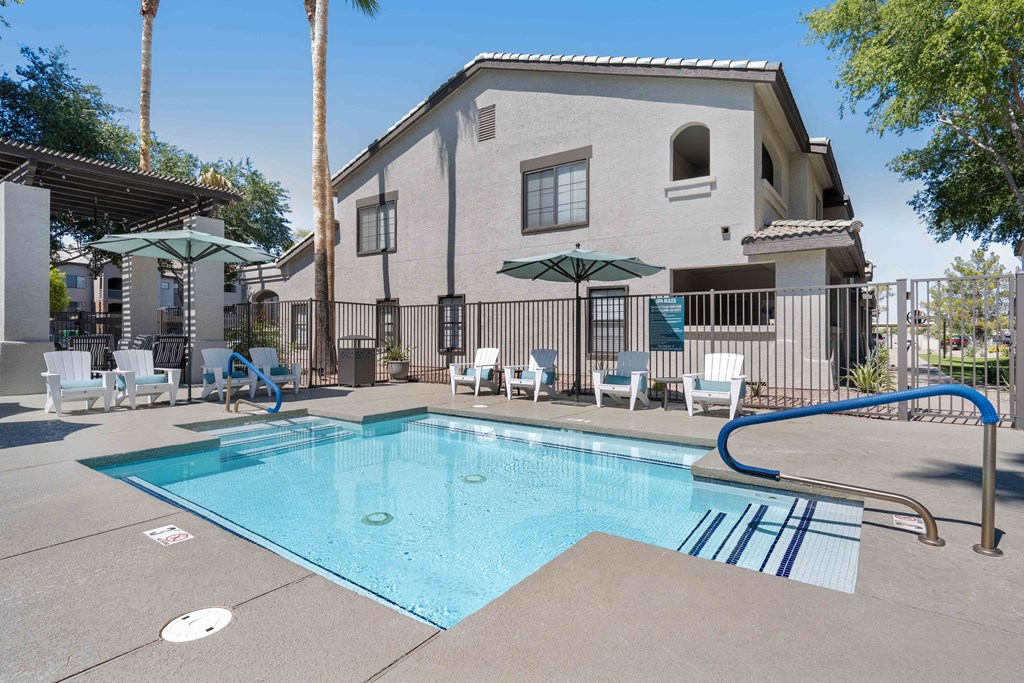 lazo apartments showcase a spa style jacuzzi in chandler, az