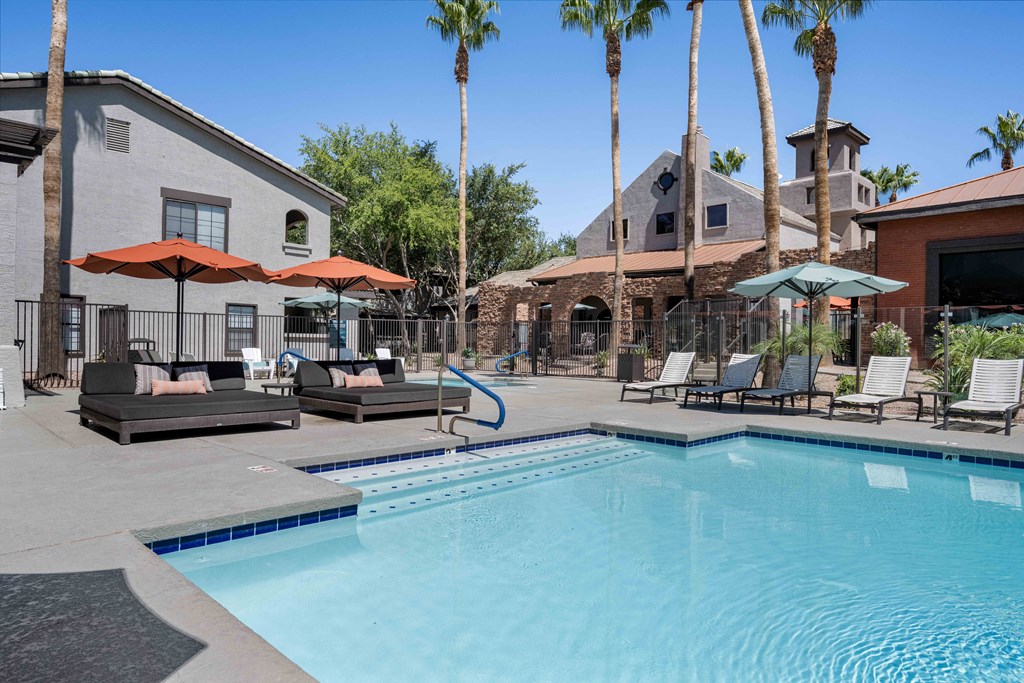 take a dip in our resort style pool