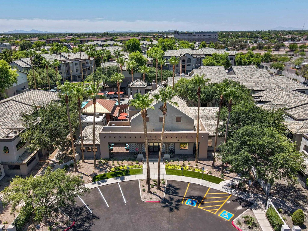 lazo apartment homes aerial view