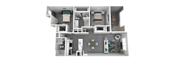 Lazo Apartments Monroe Floor Plan