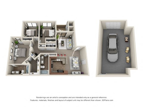 Colton Apartments Sterling Floor Plan
