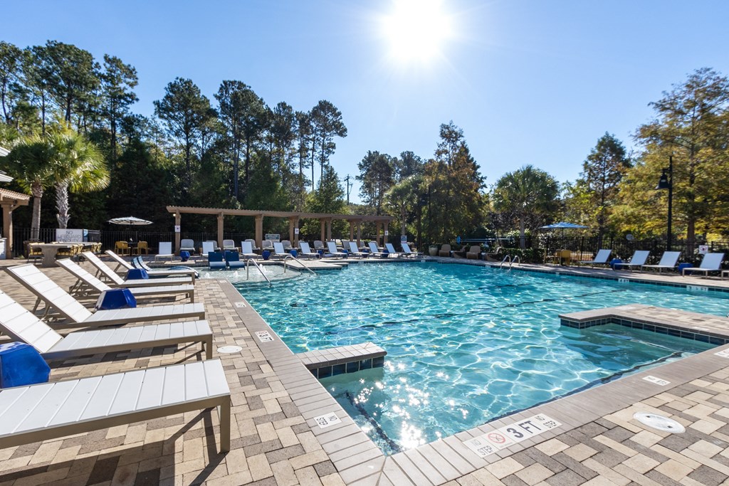 the swimming pool at the resort at governors crossing