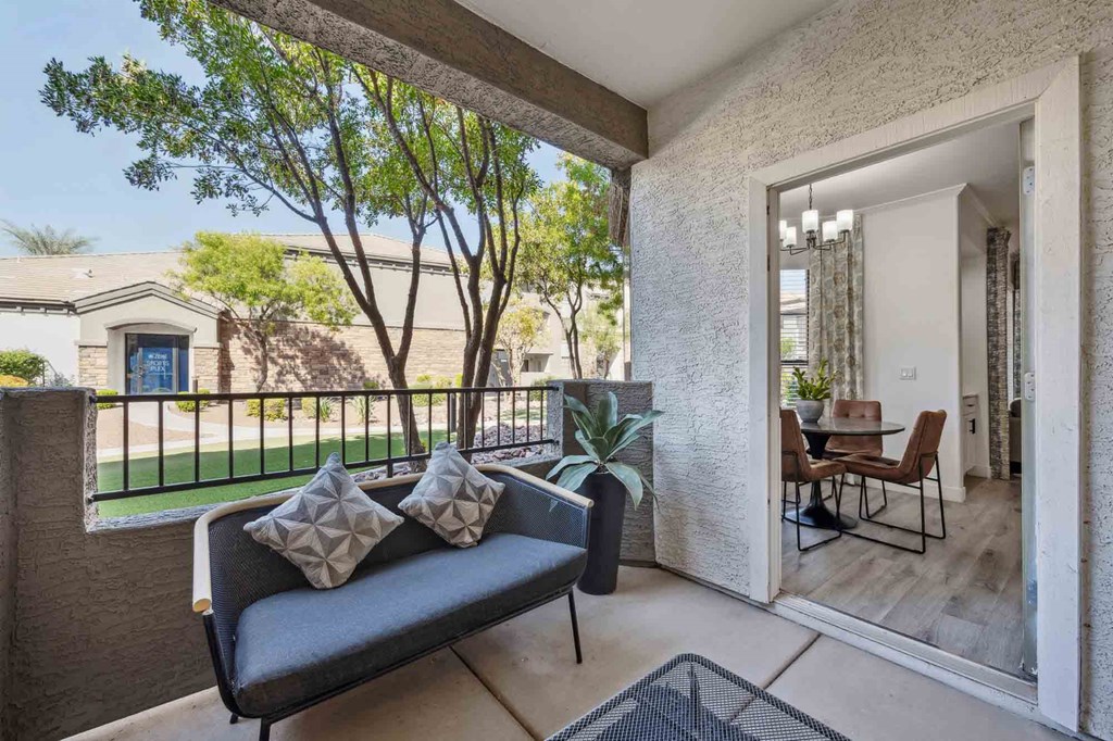 our apartments showcase a beautiful screened in porch
