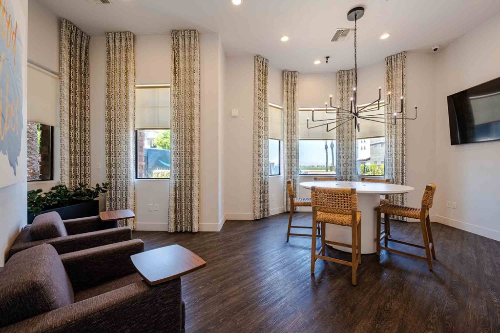 our apartments showcase a beautiful living room