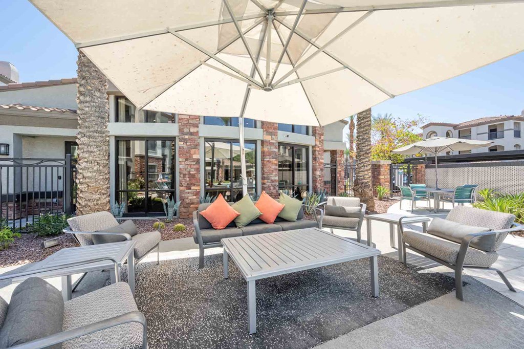our apartments showcase a beautiful patio