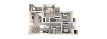 The Reserve at Wescott Apartments Hogan Deck Floor Plan
