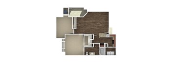 The Presley at Whitney Ranch Apartments Rhythm Floor Plan