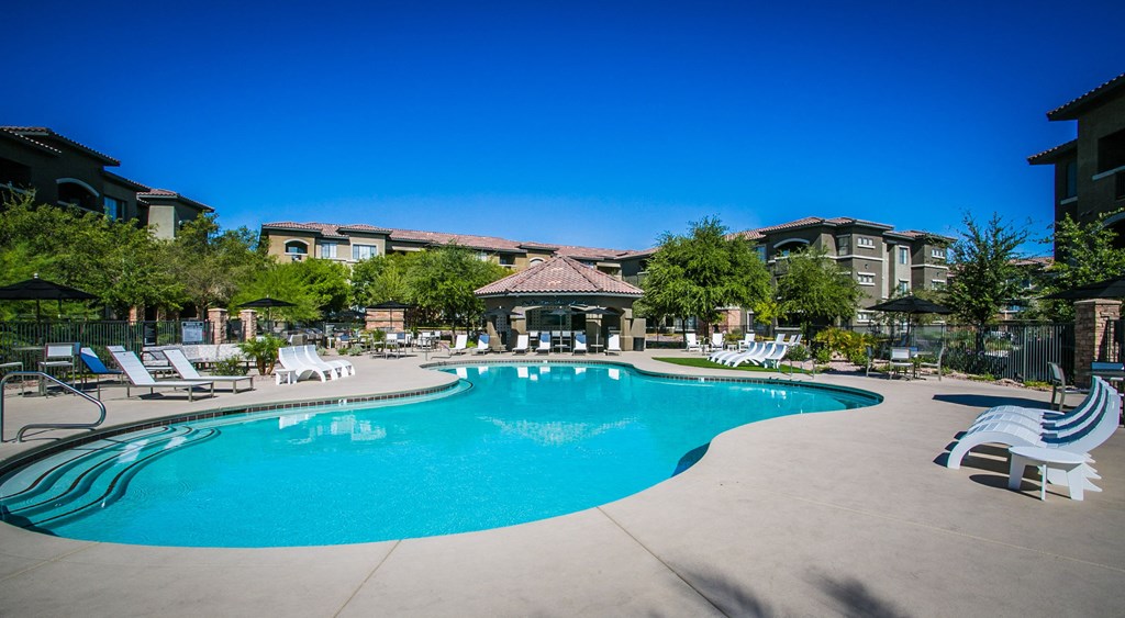 The Presley at Whitney Ranch Apartments Pool Area