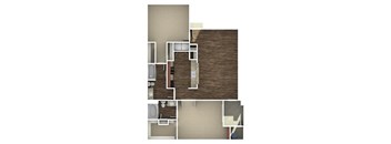 The Presley at Whitney Ranch Apartments Hideaway Floor Plan
