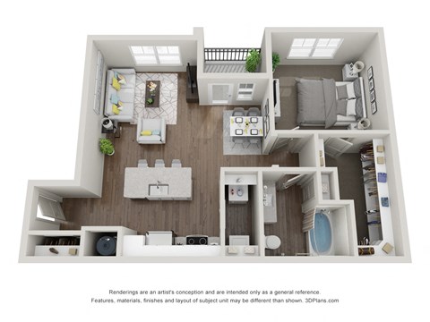 The Zeb Apartments Alpine Floor Plan