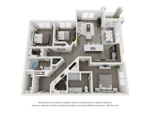 The Zeb Apartments Contour Floor Plan