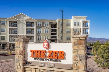 The Zeb Apartments Exterior Monument Sign