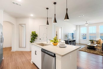 Talus Flats Apartments Kitchen with Island and Dishwasher Talus Flats Apartments Kitchen with Island and Dishwasher - Photo Gallery 5