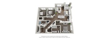 Talus Flats Apartments C1 Floor Plan