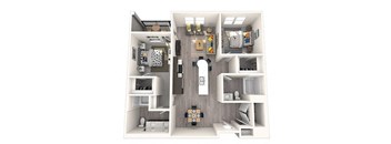a 2103 sqft floor plan  1 bedroom