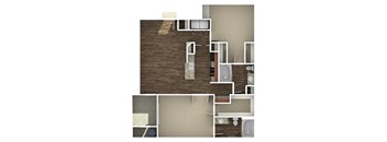 The Presley at Whitney Ranch Apartments Roustabout Classic Floor Plan