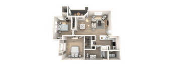 The Presley at Whitney Ranch Apartments Jailhouse Rock Floor Plan