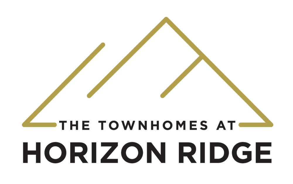 The logo for the Townhomes at Horizon Ridge.