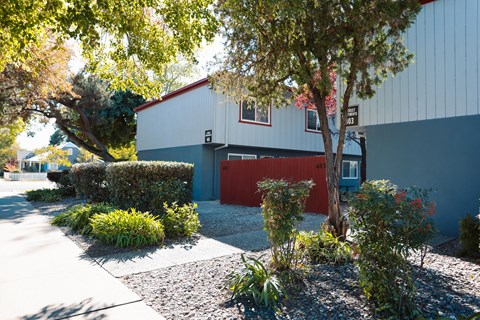 Garage at I Street Apartments, Davis, California