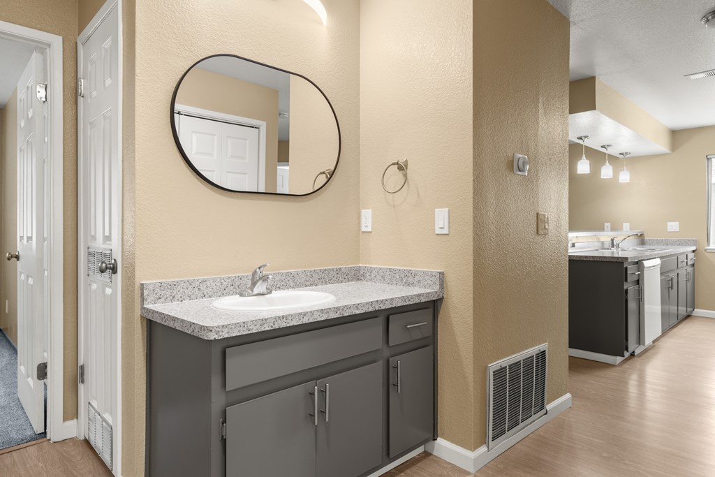 Vanity Lights at Redwood Cove Apartments, Chico California  