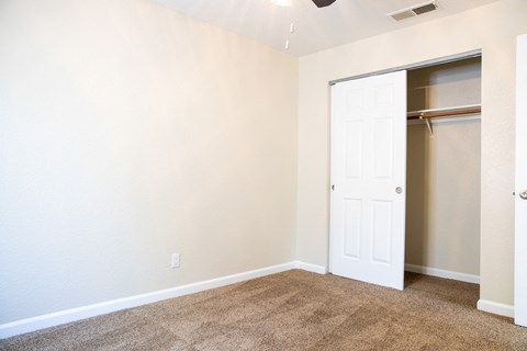 Closet View at Creekview Homes, Chico, California