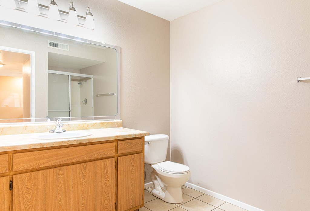 Modern Bathroom at Pomona Townhomes, California, 95928