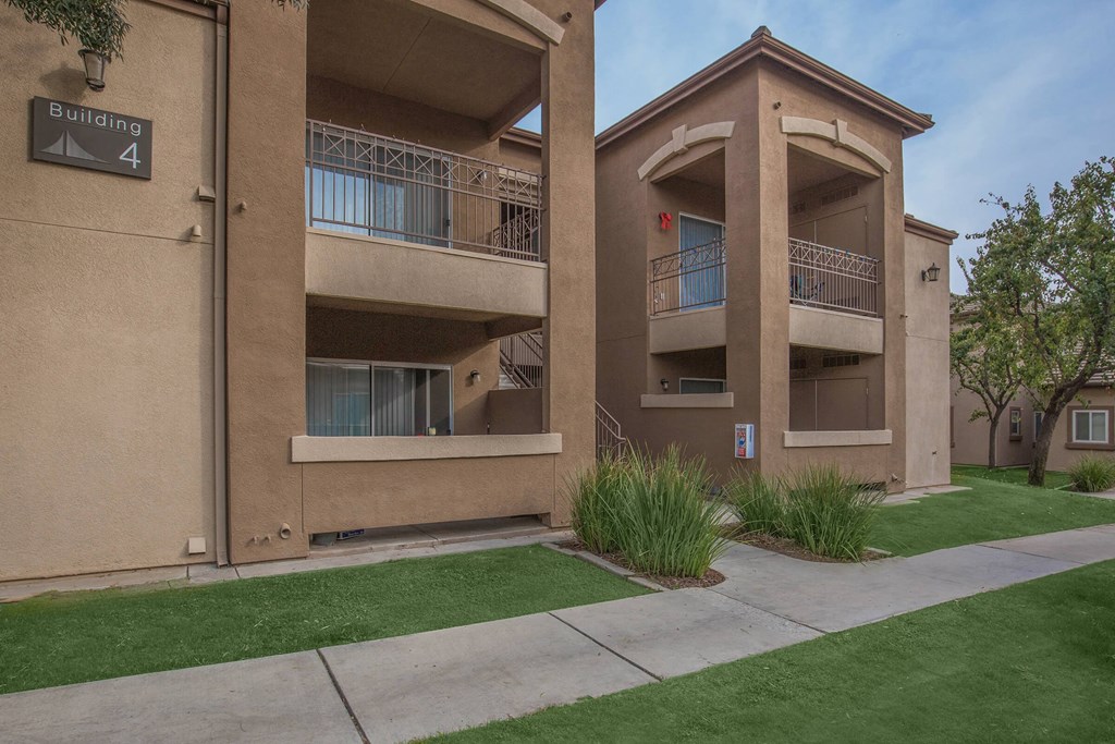 the building where the apartment is located