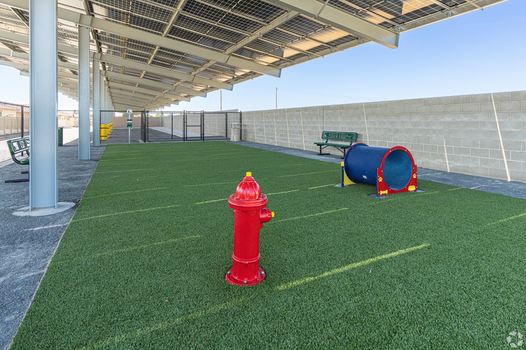 A red fire hydrant sits on a green field.