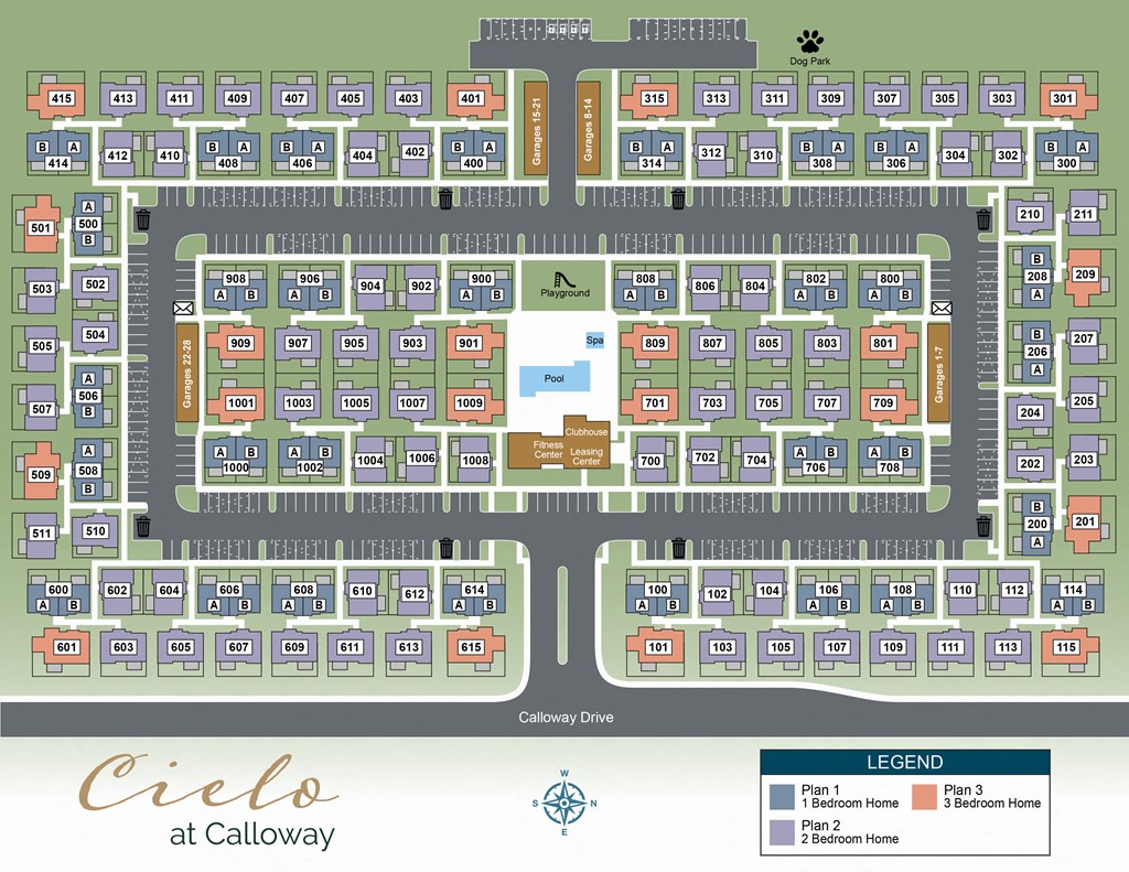 a map of the community