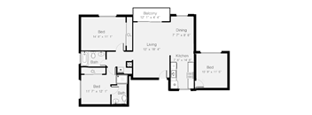 3 Bedroom 2 Bath