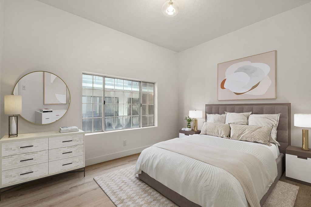 Two Bedroom Staged Bedroom