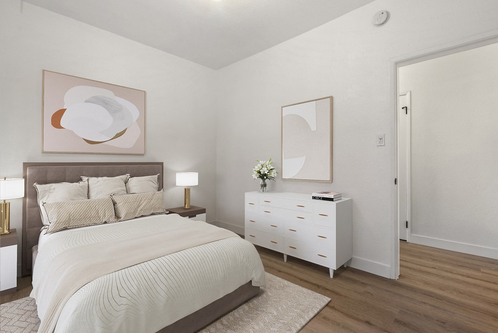 Two Bedroom Staged Bedroom