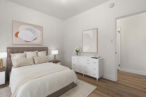 Two Bedroom Staged Bedroom