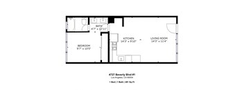 1 Bedroom 1 Bathroom