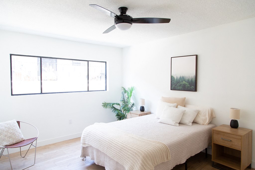 Two Bedroom Staged Bedroom