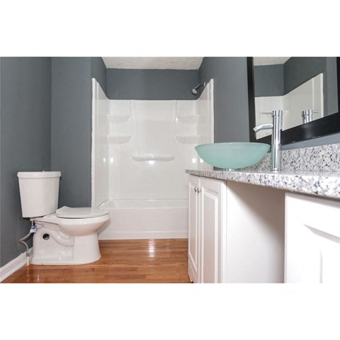a bathroom with a toilet and a sink