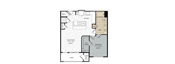 1 bed 1 bath F at Arise Riverside Apartments, Austin, 78741