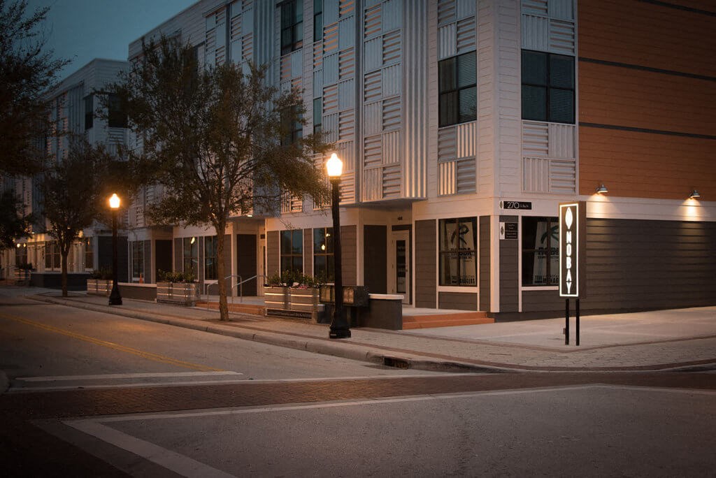 Night life in Downtown