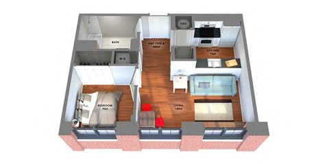 95 Chestnut Street Studio-2 Beds Apartment for Rent - Photo Gallery 6