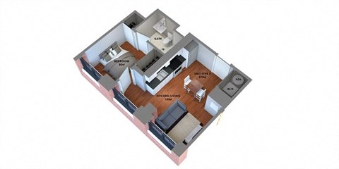 95 Chestnut Street Studio-2 Beds Apartment for Rent - Photo Gallery 5