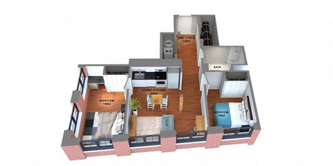 95 Chestnut Street Studio-2 Beds Apartment for Rent - Photo Gallery 12