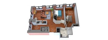 95 Lofts Floor Plan I