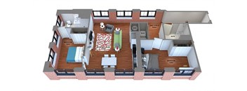 95 Lofts Floor Plan K