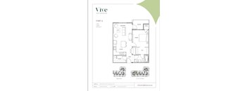 floor plan of the condo unit apartments at vive residences